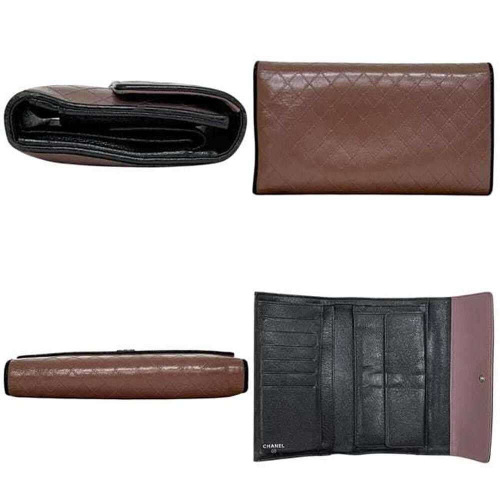 CHANEL Black Leather Logo Wallet - Picture 3 of 11